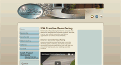 Desktop Screenshot of nwcreativeresurfacing.com
